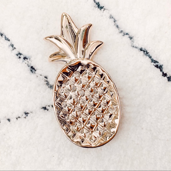 WILA Other - Gold pineapple jewelry dish or wall hanging